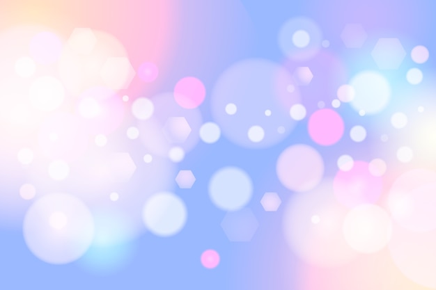 Free Vector realistic shiny bokeh background