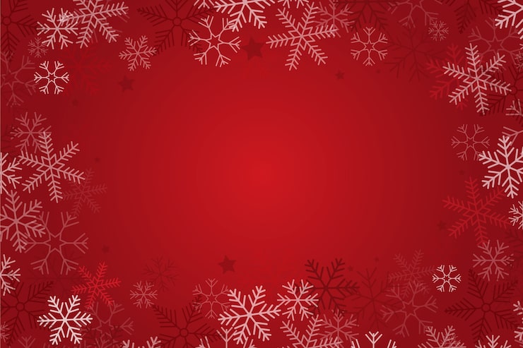 Free Vector realistic snowflake border