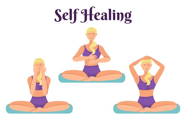 Free Vector reiki therapy concept