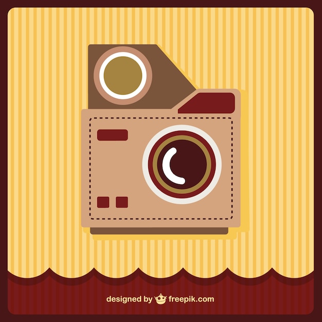 Free Vector retro camera
