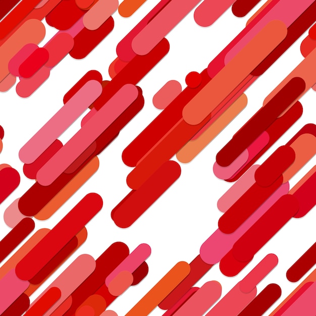 Free Vector seamless chaotic rounded diagonal stripe pattern background - vector graphic with shadow effect