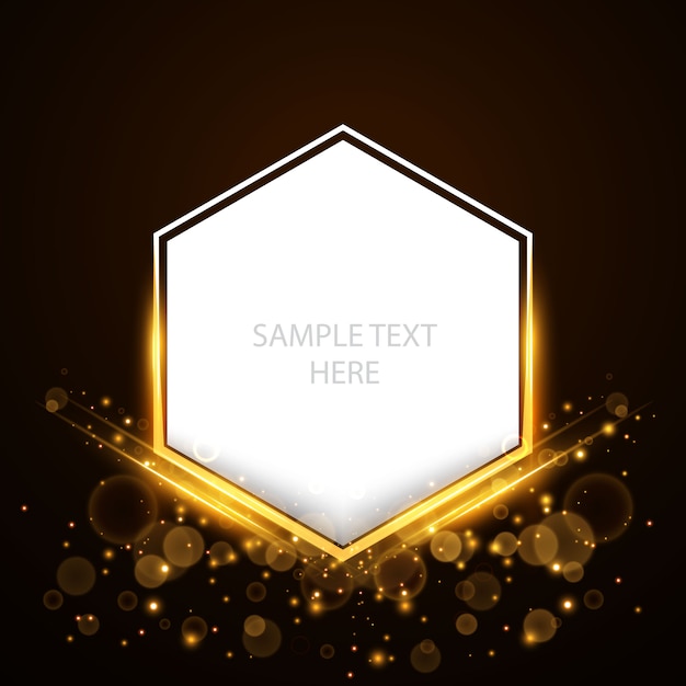 Free Vector shining luxury blank polygonal background