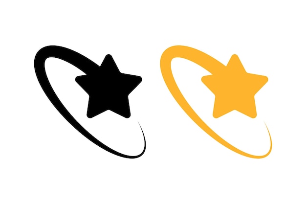 Free Vector shooting star circles