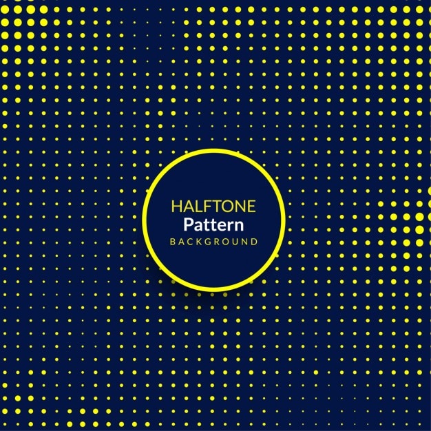 Free Vector simple background with halftone dots