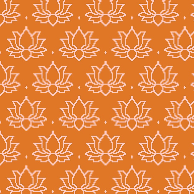 Free Vector songket pattern concept