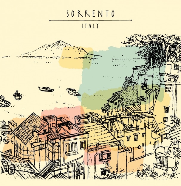 Free Vector sorrento background design