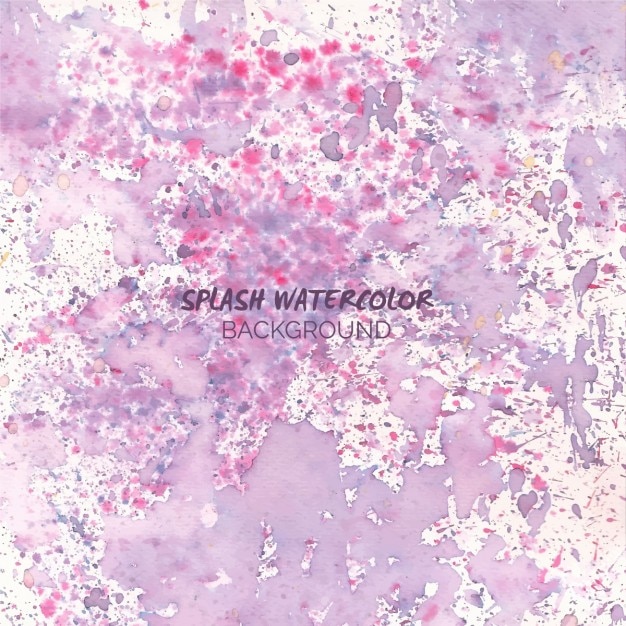 Free Vector splashes watercolor background
