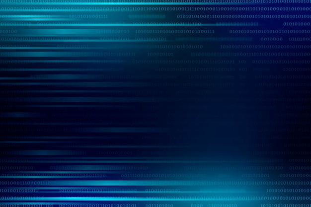 Free Vector stream of binary code design