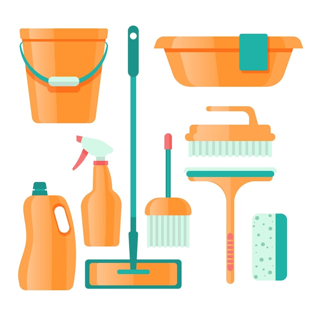 Free Vector surface cleaning equipment