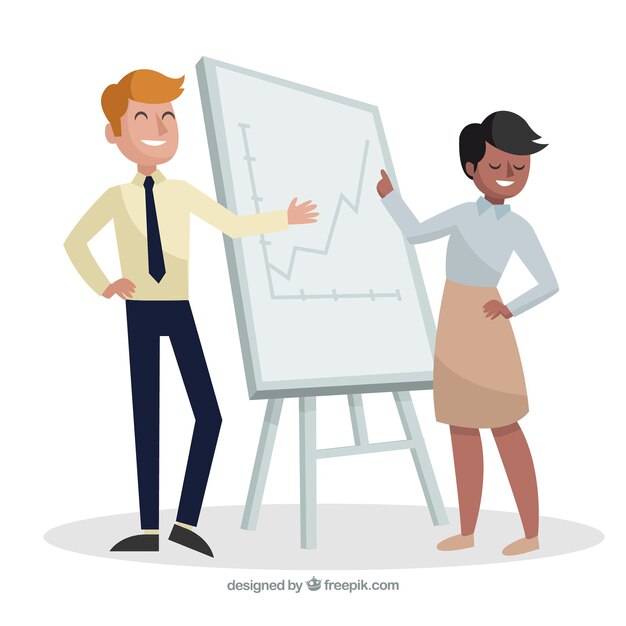 Free Vector teamwork concept