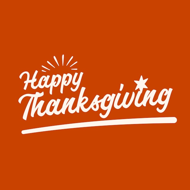 Free Vector thanksgiving logo template design