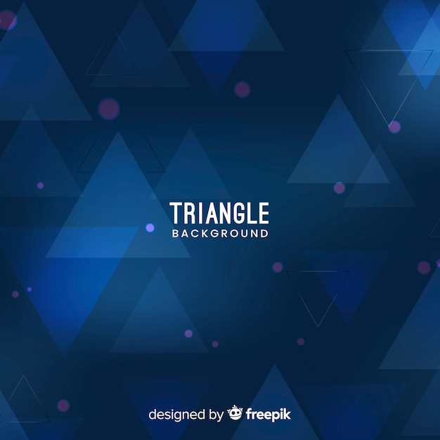 Free Vector triangle background