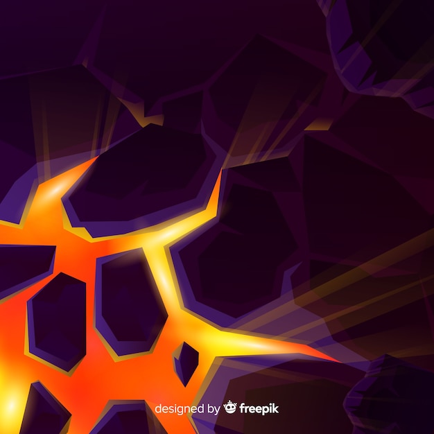 Free Vector tridimensional explosion with light background