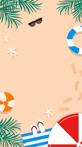 Free Vector tropical summer design