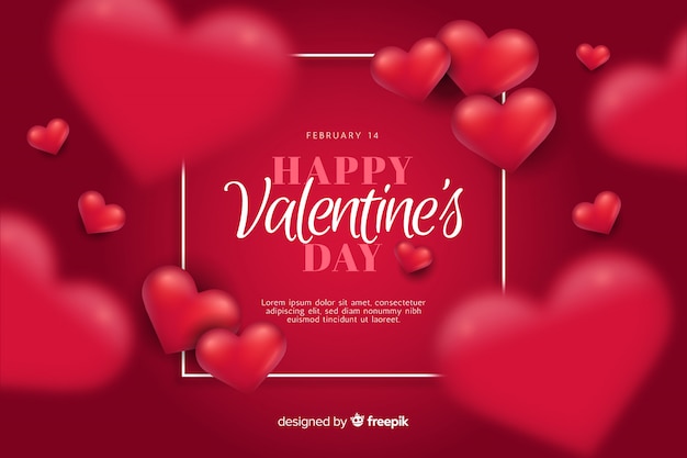 Free Vector valentine's day background