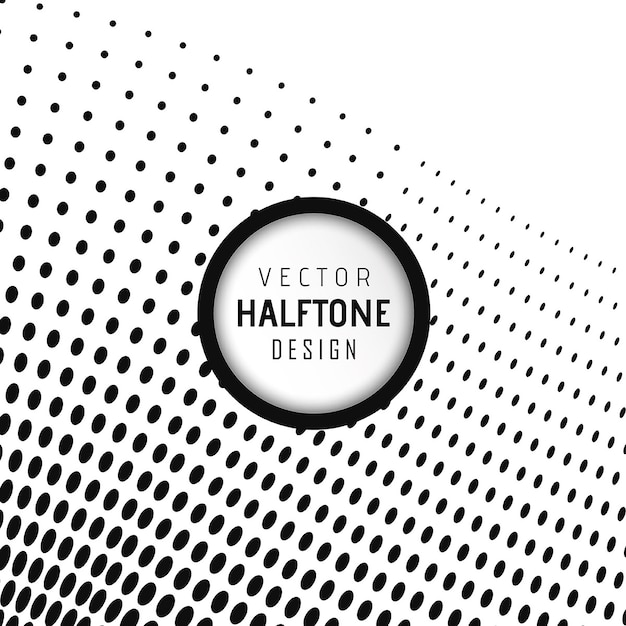 Free Vector vector halftone design background