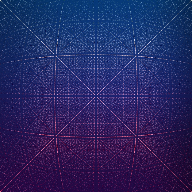 Free Vector vector infinite rhombic tunnel of shining flares