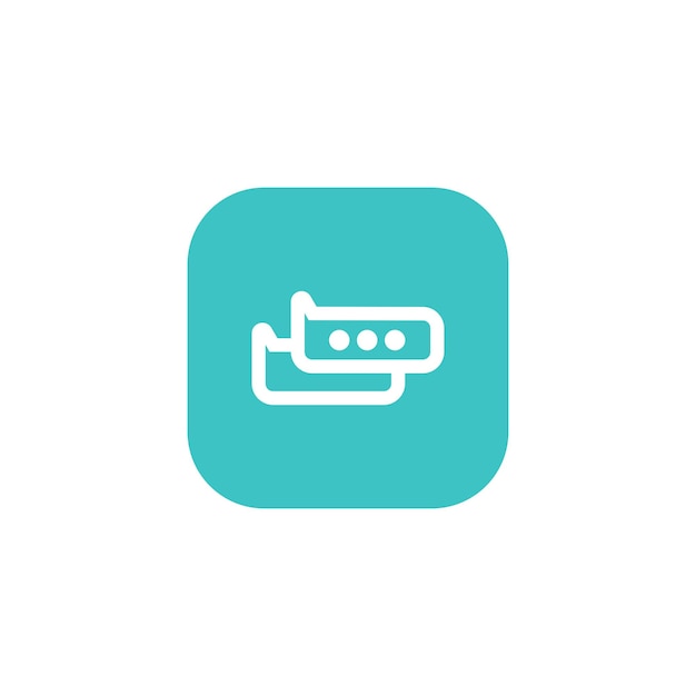 Free Vector vector message icon modern design
