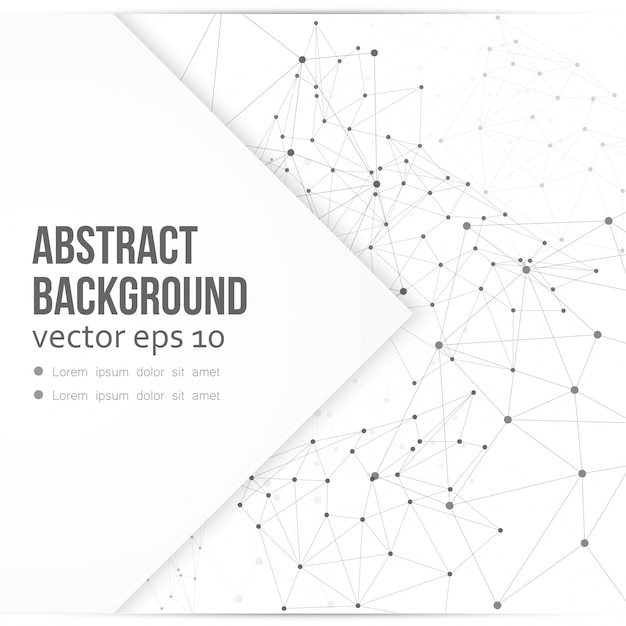 Free Vector vector network background abstract polygon