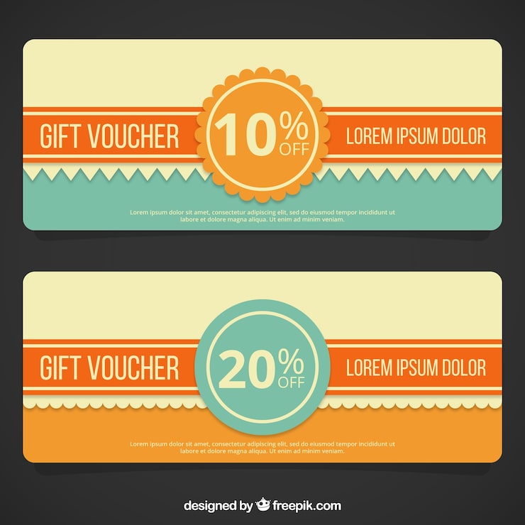 Free Vector vintage discount banners set 