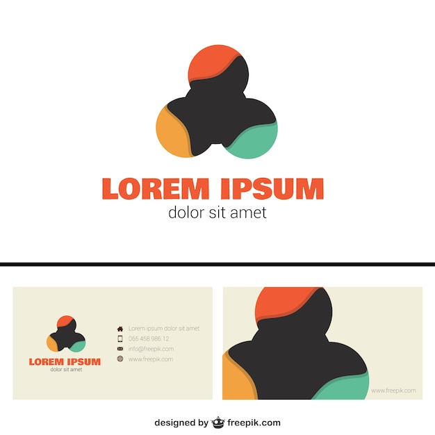 Free Vector vintage logo template