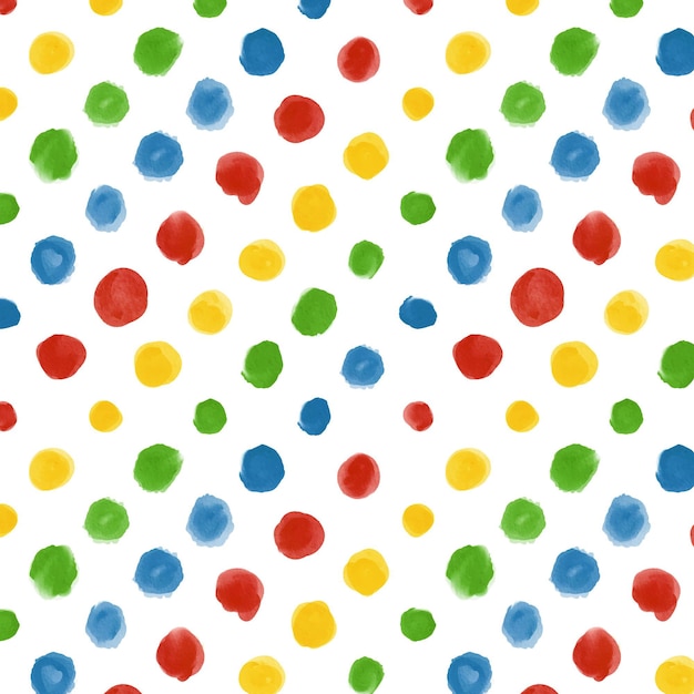 Free Vector watercolor dotty pattern multicolored