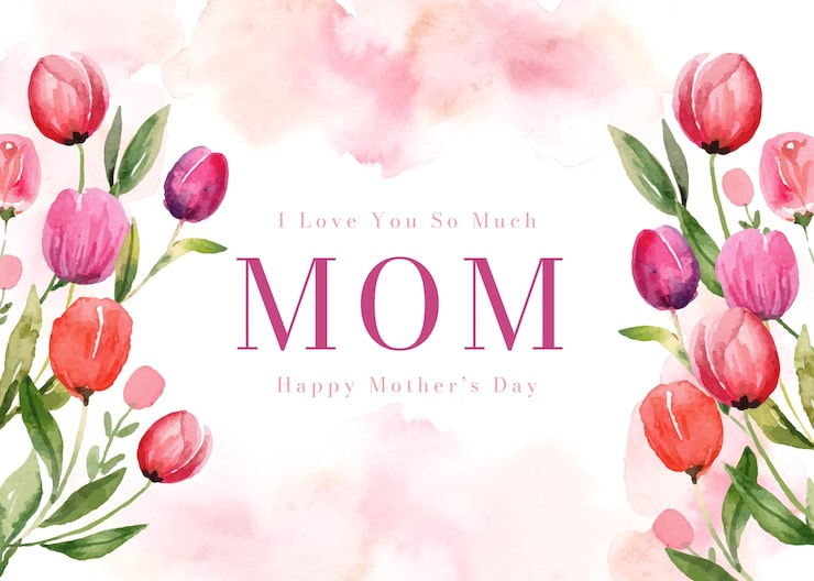 Free Vector watercolor mothers day background