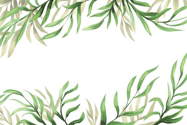 Free Vector watercolor tropical background