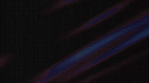 Free Vector waves of colorful points digital data splash of point array futuristic smooth glitch ui element