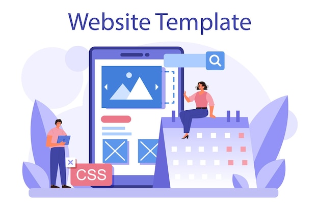 Free Vector website prototyping web page modeling interface development brainstorming and creative idea concept isolated flat vector illustration