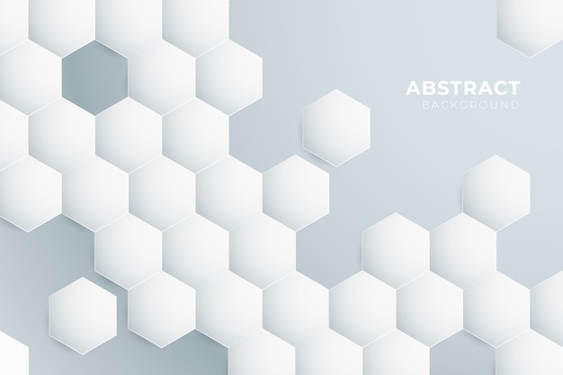 Free Vector white 3d paper style screensaver