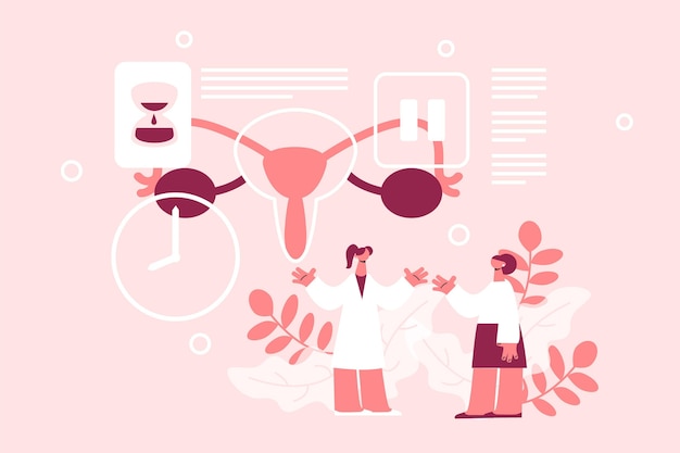 Free Vector women climacteric concept