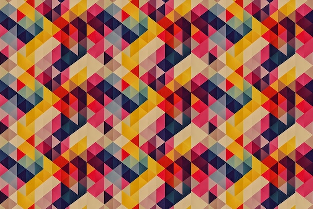 Photo abstract colorful geometric pattern design