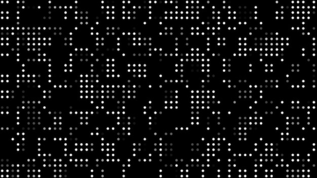 Photo abstract white dots