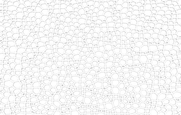 Photo abstract white honeycomb grid structure 3d illustrationrendering background texture