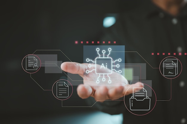 Photo advanced document handling using intelligent algorithms and ai networks