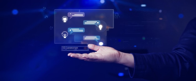 Photo ai artificial intelligence engineering big data and ai machine learning to use generative ai