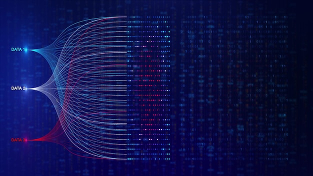 Photo ai deep learning machine learning algorithm neural flow network analytics innovation futuristic artificial intelligence