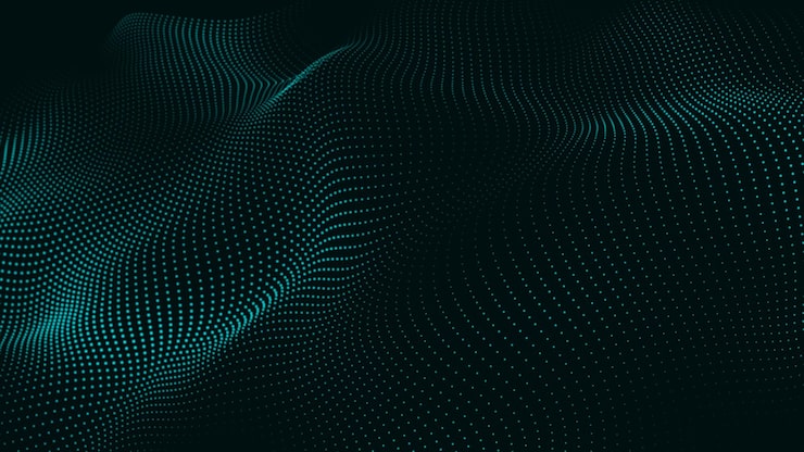 Animation cyber or technology background Abstract Animated Particles Background with Trapcode Form Abstract Trapcode Form digital particle wave and lights background