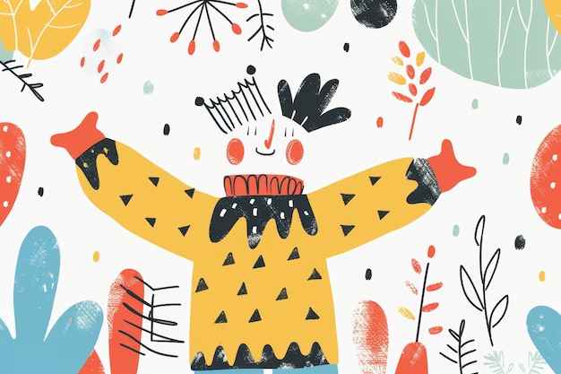 Photo april fools day illustration on white background generative ai