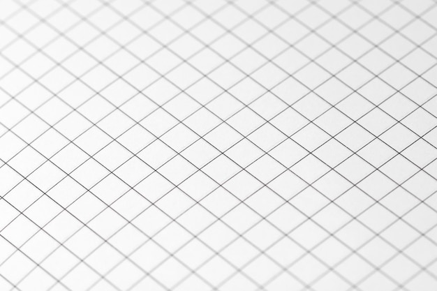 Photo blank sheet of maths paper close up selective focus