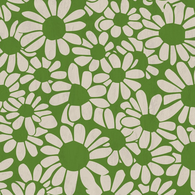 Photo botanical green fabric pattern