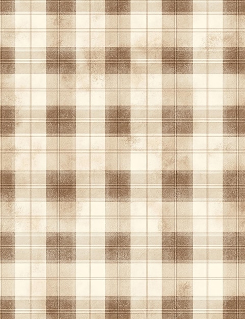Photo a brown and beige patterned wallpaper with a brown and beige pattern