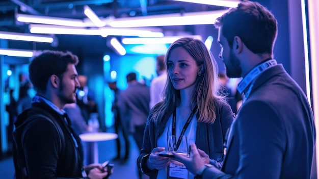 Photo business networking event