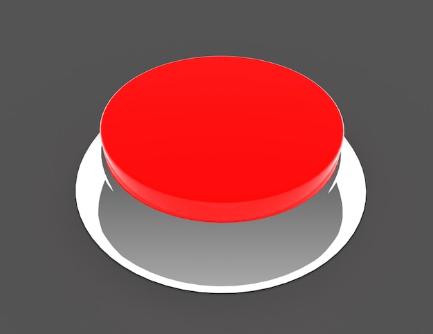 Photo button concept icon . 3d rendered illustration