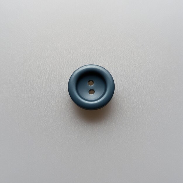 Photo button perfectly isolated on a transparent background for digital and creative projects