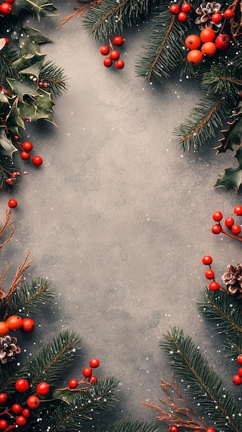 Photo christmas flat lay background with decorations