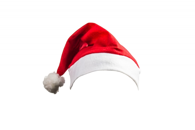 Photo christmas hat on white background
