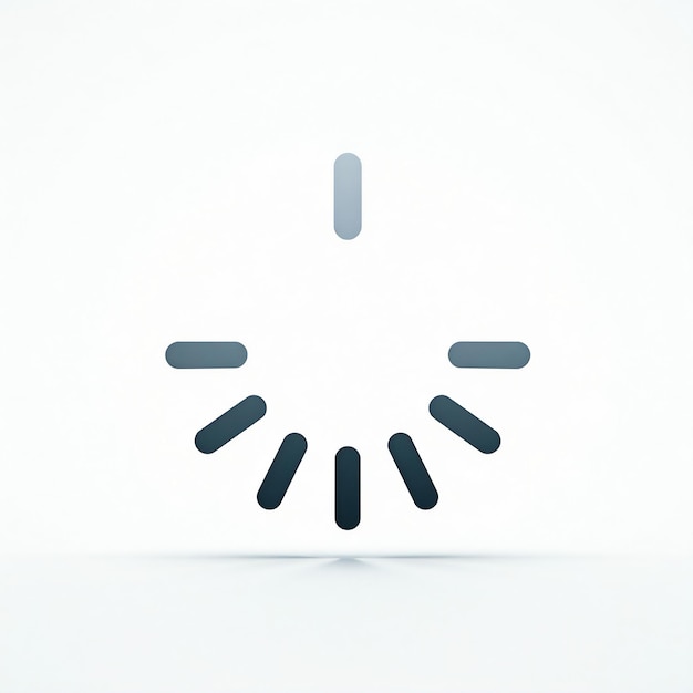 Photo circular loading spinner icon