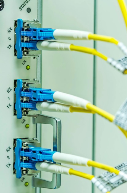 Photo close-up of computer cable